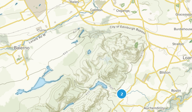 Juniper Green, Edimburgo Map