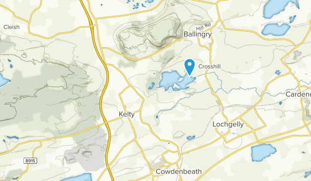 Kelty, Fife Map