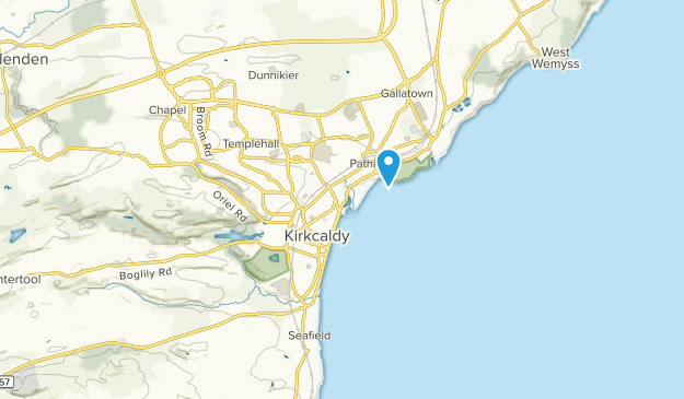 Kirkcaldy, Fife Map