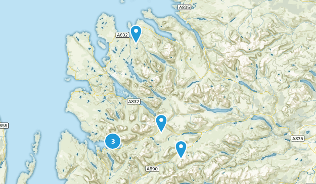 Achnasheen, Highland Map