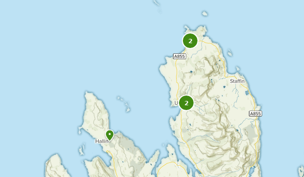 Dunhallin, Highland Map