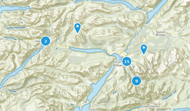 Fort William, Highland Map