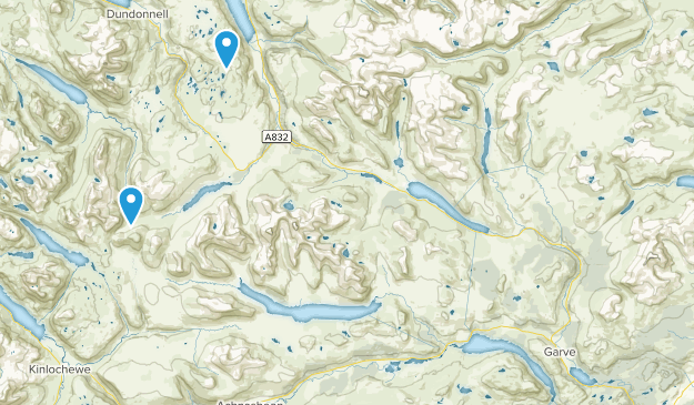 Garve, Highland Map