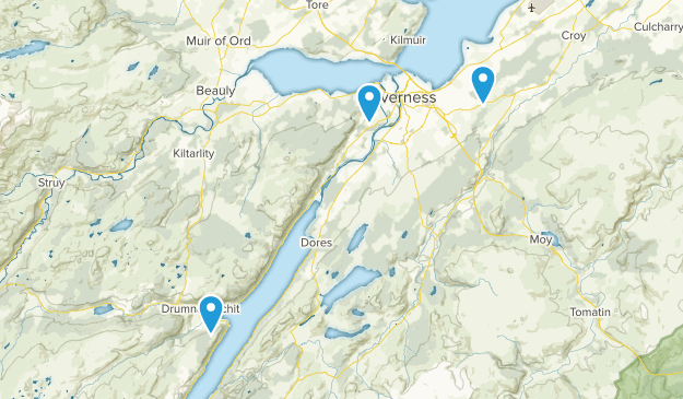 Inverness, Highland Map