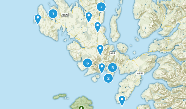Isle Of Skye, Highland Map