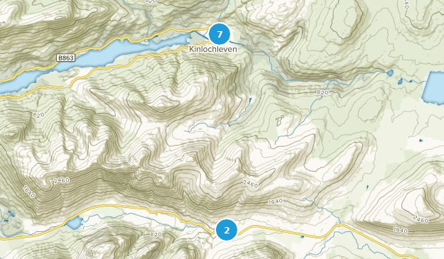 Kinlochleven, Highland Map