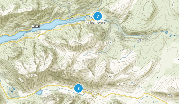 Kinlochleven, Highland Map