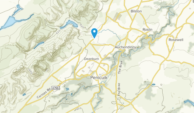 Penicuik, Midlothian Map