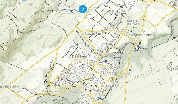 Penicuik, Midlothian Map