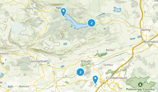Cumbernauld, North Lanarkshire Map