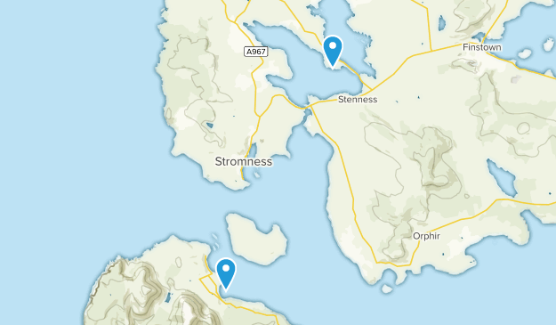 Stromness, Orcadas Map