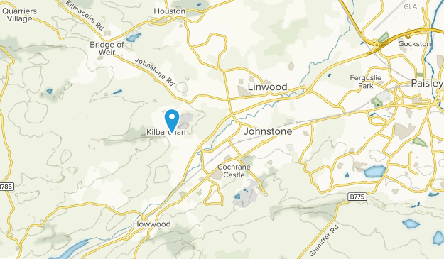 Johnstone, Renfrewshire Map