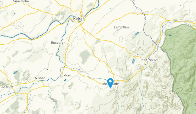 Kelso, Scottish Borders Map