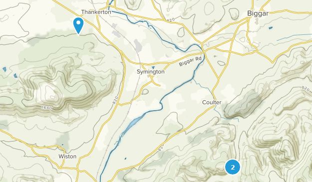 Biggar, South Lanarkshire Map