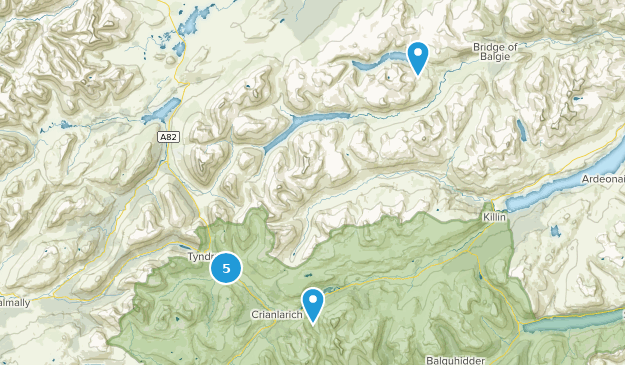 Crianlarich, Stirling Map