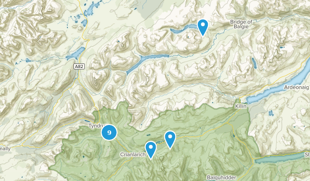Crianlarich, Stirling Map