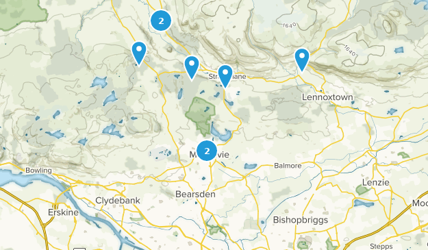 Clydebank, West Dunbartonshire Map