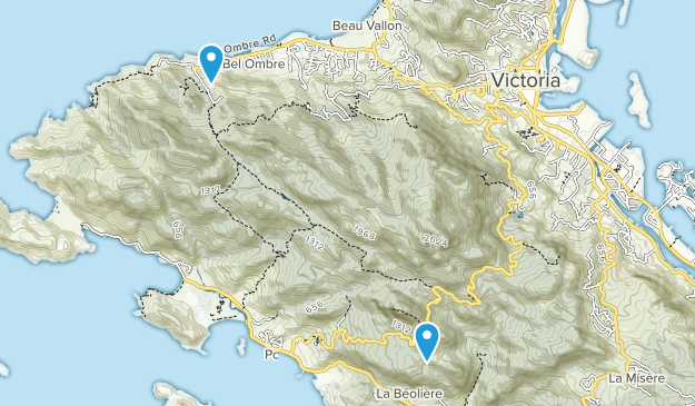 Victoria, Anse Etoile Map