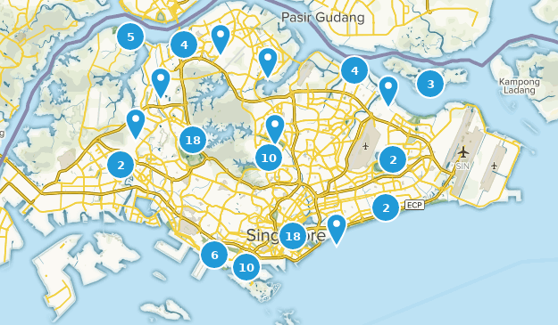 Singapore, Central Map