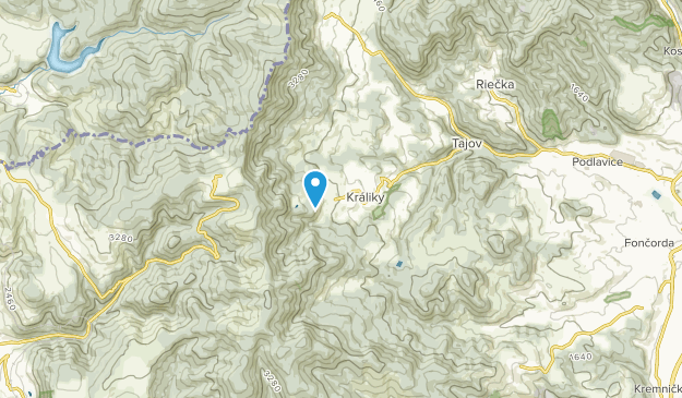 Králiky, Région de Banská Bystrica Map