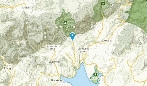 Prosiek, Région de Žilina Map