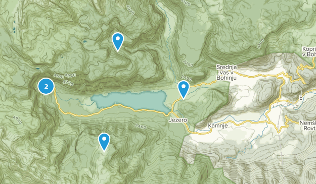 Bohinj, Bohinj Map