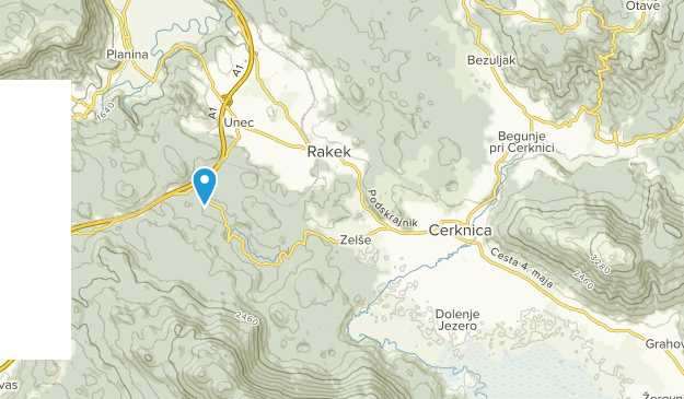 Cerknica, Cerknica Map