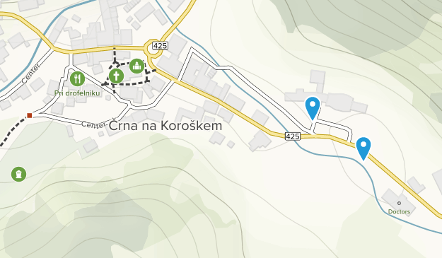 Črna na Koroškem, Črna na Koroškem Map