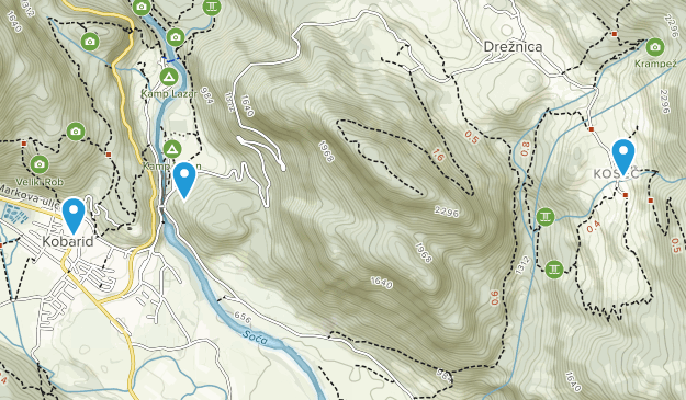 Kobarid, Kobarid Map