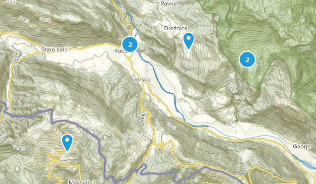 Kobarid, Kobarid Map