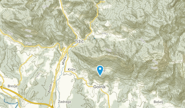 Tržič, Tržič Map