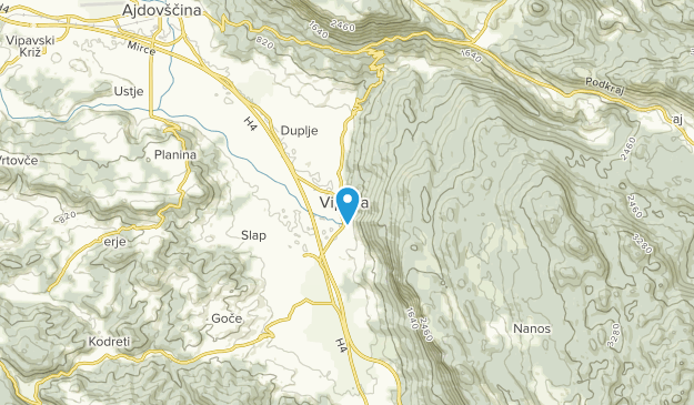 Vipava, Vipava Map