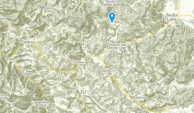 Žiri, Žiri Map
