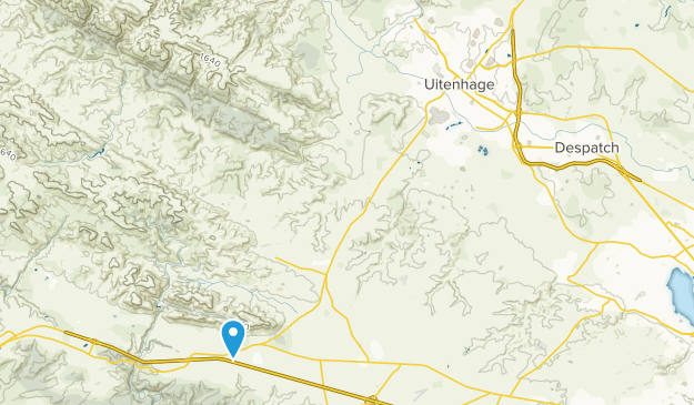 Uitenhage, Cap oriental Map