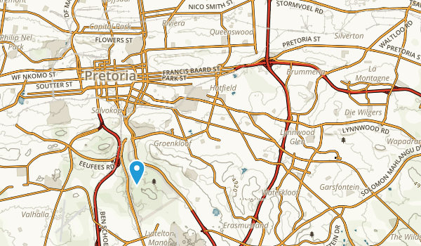 Pretoria, Gauteng Map