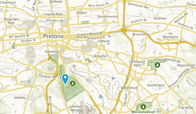 Pretoria, Gauteng Map