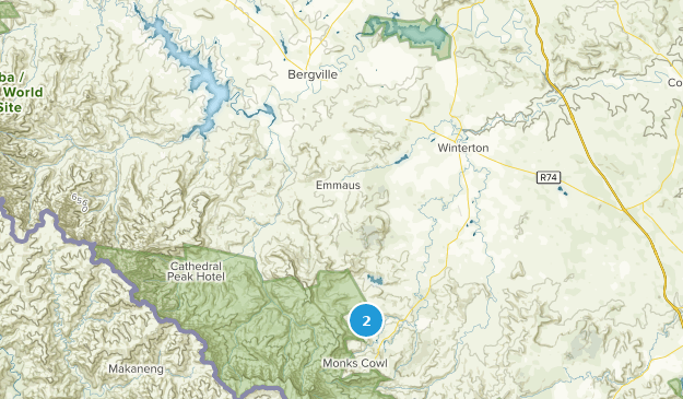 Bergville, Kwazulu-Natal Map