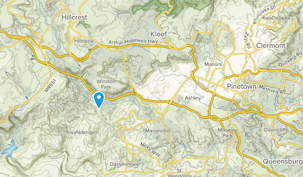 Pinetown, Kwazulu-Natal Map