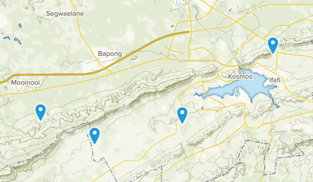 Madibeng, Provincia del Noroeste Map