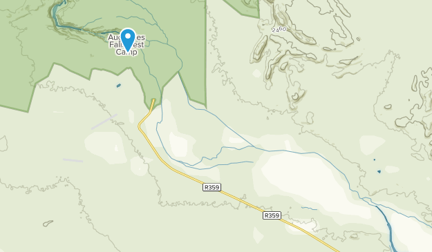 Augrabies Falls, Cap du Nord Map