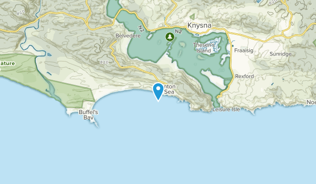 Brenton-on-Sea, Western Cape Map