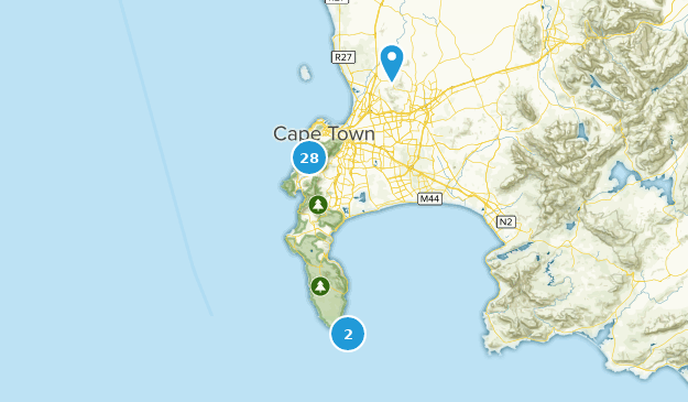 Ciudad del Cabo, Provincia Occidental del Cabo Map