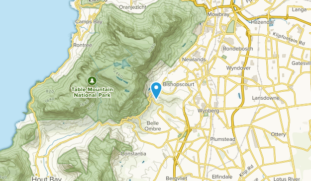 Constantia Heights, Western Cape Map