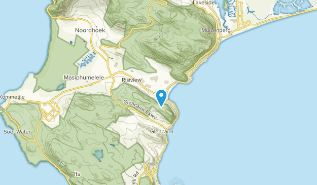 Fish Hoek, Cap occidental Map