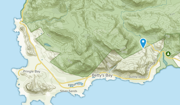 Kogelberg, Western Cape Map