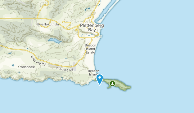 Plettenberg Bay, Cap occidental Map