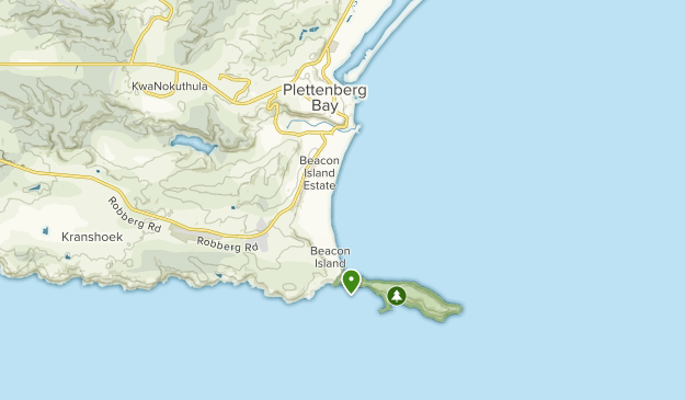Plettenberg Bay, Western Cape Map
