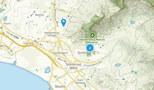 Somerset West, Provincia Occidental del Cabo Map