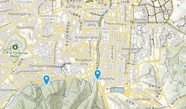 Suseong, Daegu Map
