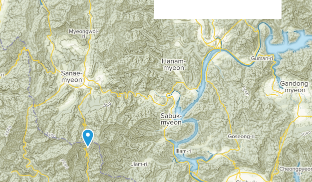 District de Hwacheon, Gangwon Map
